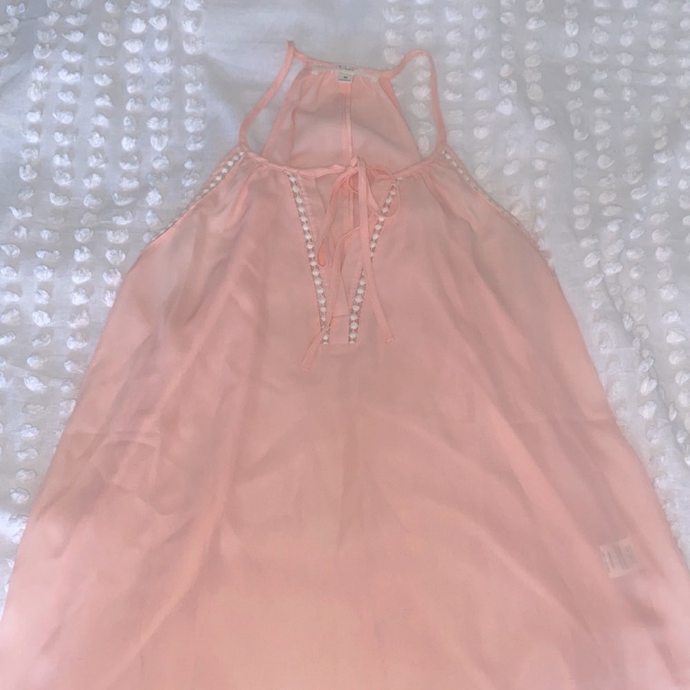 Baby pink halter top